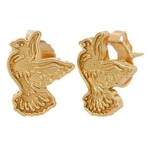 ALEX AND ANI Dove Post Earrings